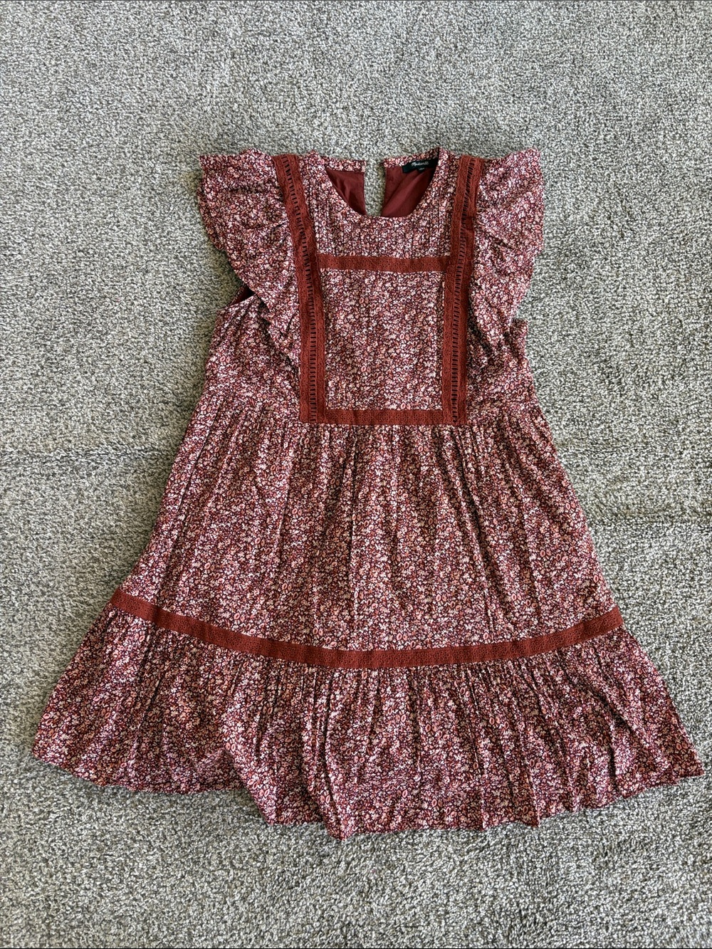 Madewell Ruffled Floral Dress